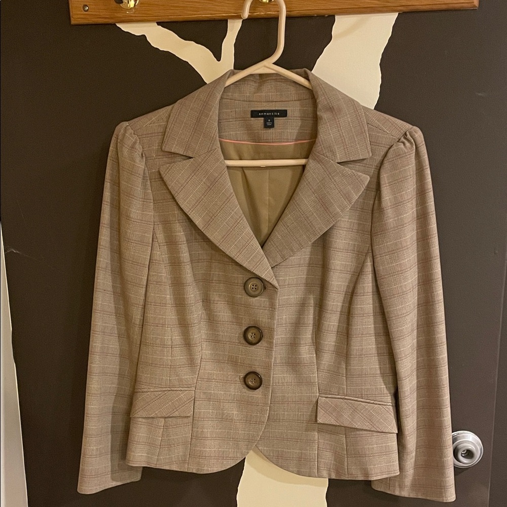 Plaid Blazer for Suiting